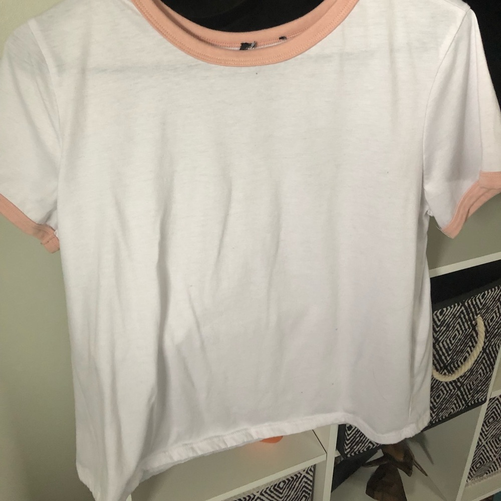 White crop top
